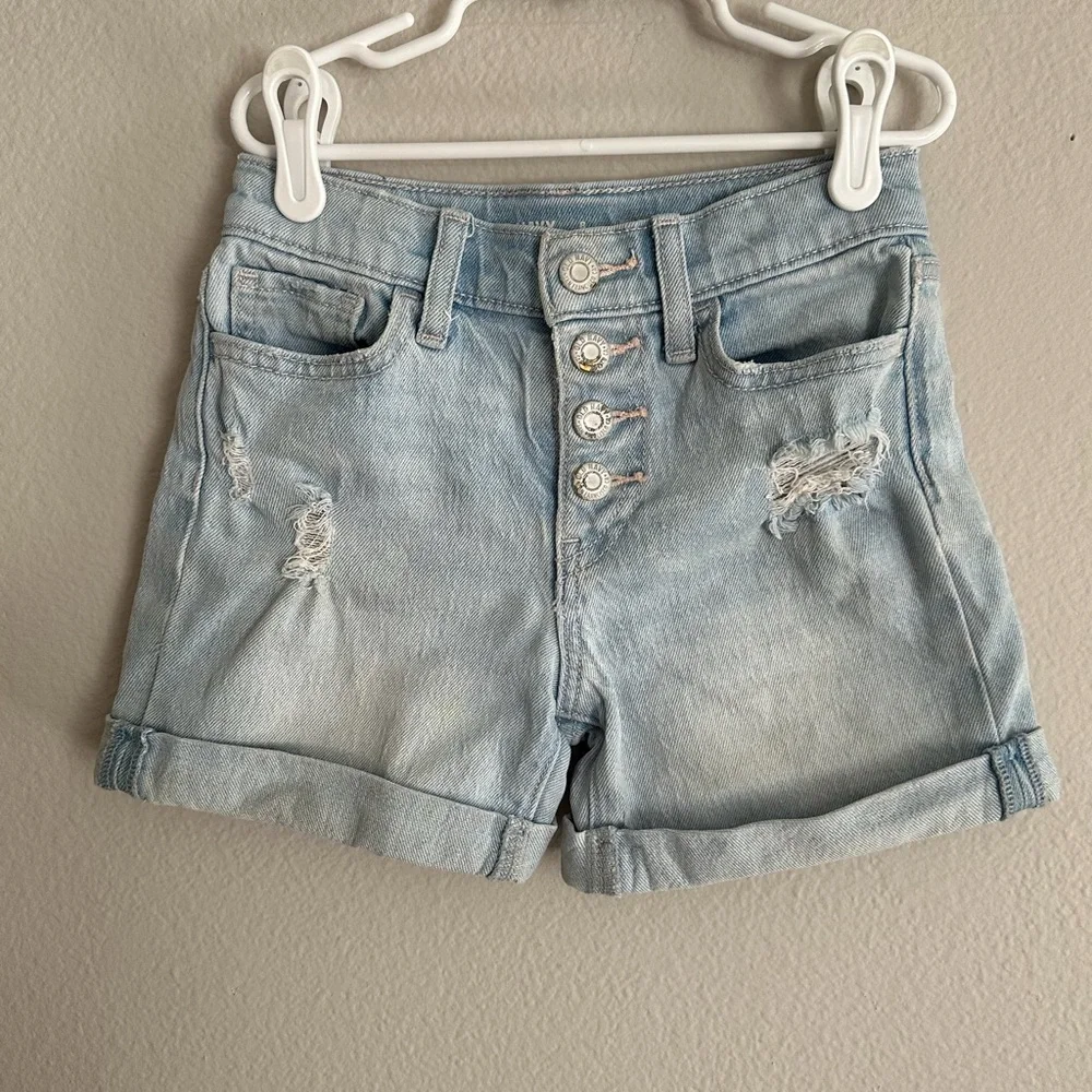 Old Navy Light Blue Kids Denim Shorts